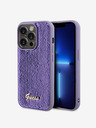 Guess Sequin Script Logo Zadní Kryt pro iPhone 15 Pro Max Purple Ovitek za telefon