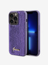 Guess Sequin Script Logo Zadní Kryt pro iPhone 14 Pro Max Purple Ovitek za telefon