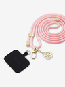 Guess Crossbody Cord 4G Charm Gold/Pink Ovitek za telefon