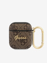 Guess 4G Script PC/PU Airpods 1/2 Brown Ovitek