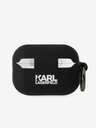 Karl Lagerfeld Airpods Pro 2 Black Ovitek