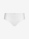 DIM Bele ženske vzorčaste spodnjice Dim GENEROUS DOTTY BRIEF