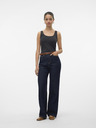 Vero Moda Temno siva ženska majica Vero Moda Lulu