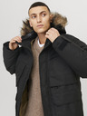 Jack & Jones Črna moška jopica Jack & Jones Star Parka