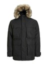Jack & Jones Črna moška jopica Jack & Jones Star Parka