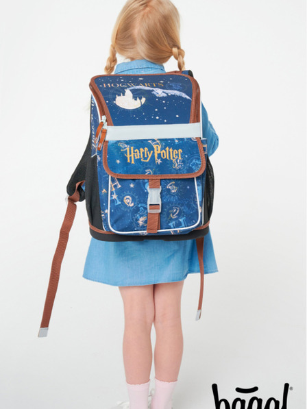 BAAGL  Vijolični šolski komplet - aktovka, peresnica, torba Baagl Zippy Harry Potter Bradavičarka