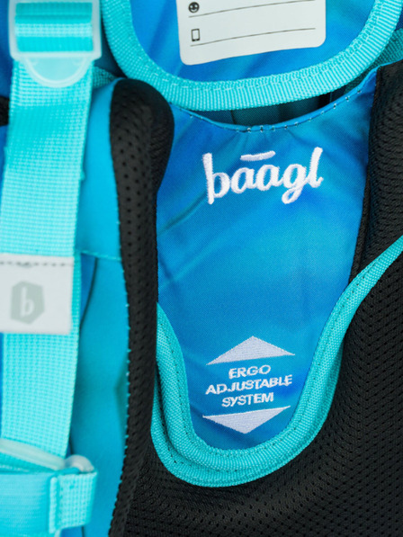 BAAGL  Modra šolska torba Ergo Baagl Butterfly
