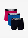 Atlantic Moške boksarice ATLANTIC 3-PACK - roza, modra, mornarska
