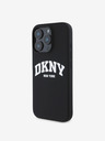 DKNY Liquid Silicone Arch Logo MagSafe Zadní Kryt pro iPhone 16 Pro Max Black Ovitek za telefon