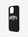 DKNY Liquid Silicone Arch Logo MagSafe Zadní Kryt pro iPhone 16 Pro Max Black Ovitek za telefon