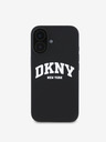 DKNY Liquid Silicone Arch Logo MagSafe Zadní Kryt pro iPhone 16 Plus Black Ovitek za telefon