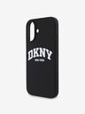 DKNY Liquid Silicone Arch Logo MagSafe Zadní Kryt pro iPhone 16 Plus Black Ovitek za telefon