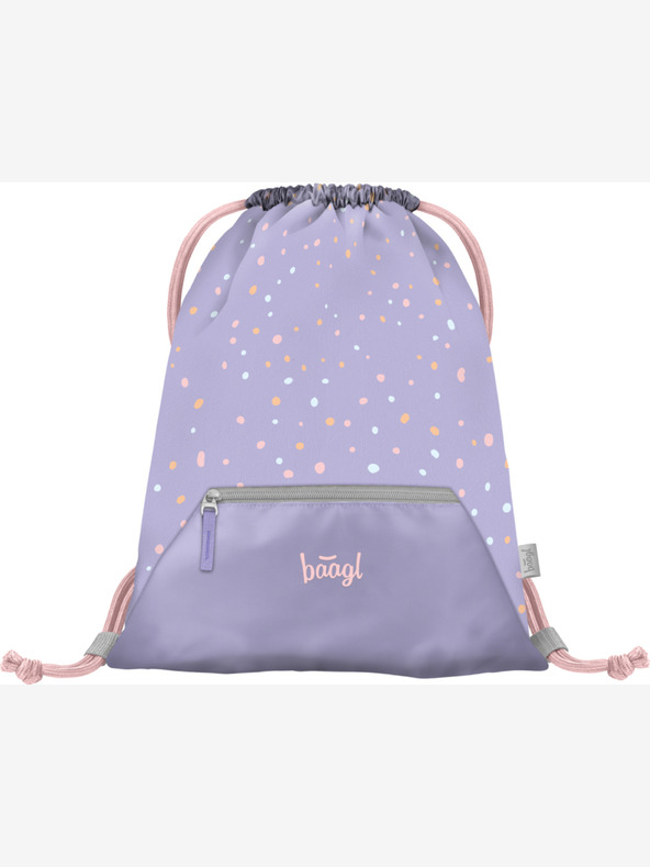 BAAGL  Vijolična torba z žepom Pets Baagl