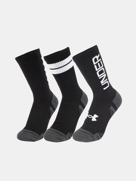 Under Armour Unisex nogavice Under Armour UA Perf Tech Nov 3pk Crew