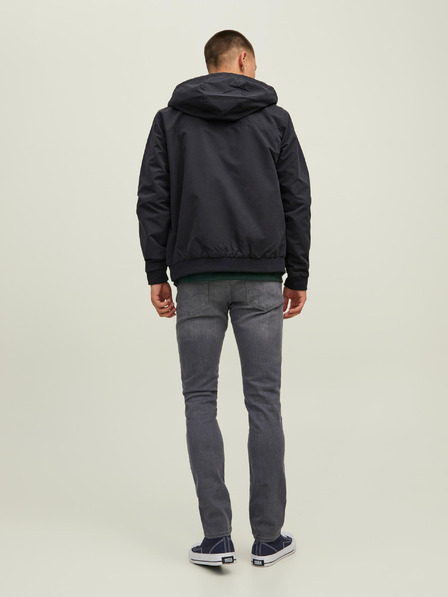 Jack & Jones Črna moška lahka jakna Jack & Jones Rush