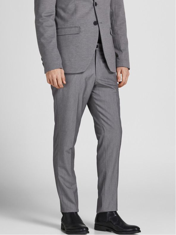 Jack & Jones Sive moške hlače Jack & Jones Franco