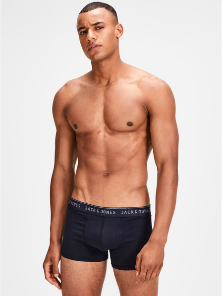 Jack & Jones Komplet dveh temno modrih moških boksaric Jack & Jones Vincent