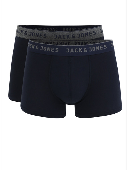 Jack & Jones Komplet dveh temno modrih moških boksaric Jack & Jones Vincent