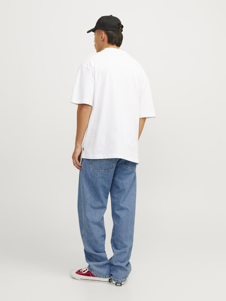 Jack & Jones Modre moške kavbojke širokega kroja Jack & Jones Glenn