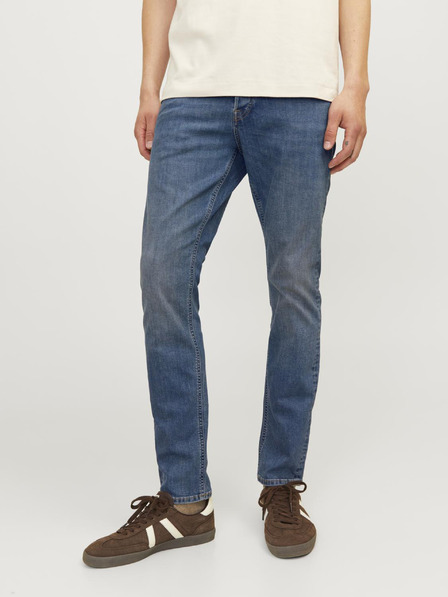 Jack & Jones Modre moške kavbojke tankega kroja Jack & Jones Glenn