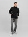 Jack & Jones Črna moška majica s kapuco Jack & Jones Bradley