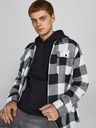 Jack & Jones Črna moška majica s kapuco Jack & Jones Bradley
