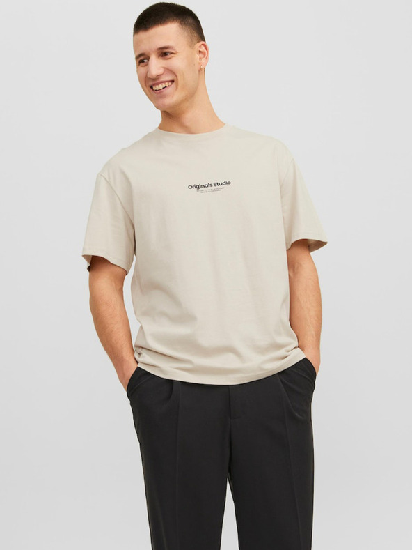 Jack & Jones Jack & Jones Vesterbro Beige Moška srajca