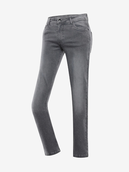 NAX Sive moške slim fit kavbojke NAX GERW