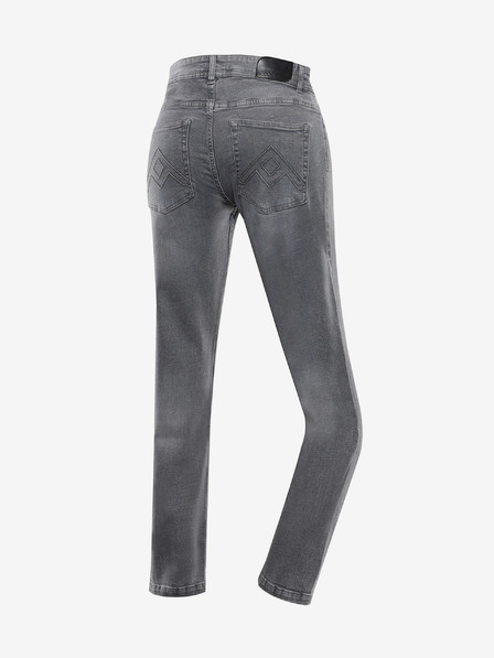 NAX Sive moške slim fit kavbojke NAX GERW