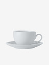 Maxwell & Williams Bela porcelanska skodelica in krožnik za espresso White Basics 100ml Maxwell & Williams