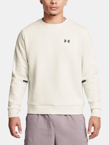 Under Armour UA Unstoppable Flc Crew EU-WHT Pulover