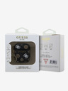 Guess PU 4G Peony Charm Pouzdro pro AirPods 1/2 Black Ovitek