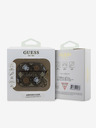 Guess PU 4G Peony Charm Pouzdro pro AirPods 3 Brown Ovitek