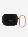 Guess PU Grained Classic Logo Pouzdro pro AirPods 3 Black Ovitek