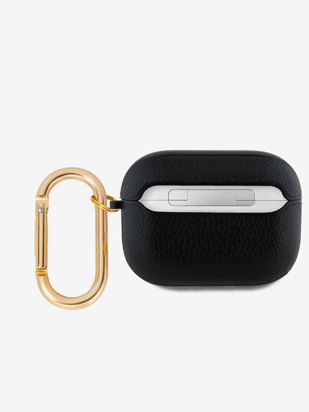 Guess PU Grained Classic Logo Pouzdro pro AirPods Pro Black Ovitek