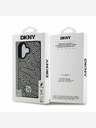 DKNY PU Leather Crosswalk Pattern Magsafe Zadní Kryt pro iPhone 16 Ivory Ovitek za telefon