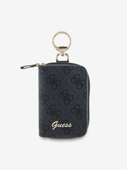 Guess PU 4G Script Logo Klíčenka Black Ovitek za telefon