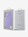 Guess PU Grained Classic Logo MagSafe Zadní Kryt pro iPhone 16 Plus Purple Ovitek za telefon