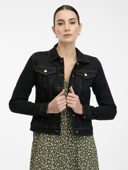 Orsay Črna ženska jeans jakna ORSAY
