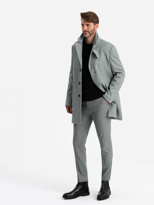 Ombre Clothing Moški enonadstropni plašč Ombre Clothing