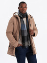 Ombre Clothing Moška dolga jakna parka Ombre Clothing