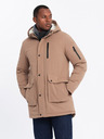 Ombre Clothing Moška dolga jakna parka Ombre Clothing