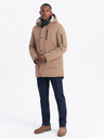 Ombre Clothing Moška dolga jakna parka Ombre Clothing