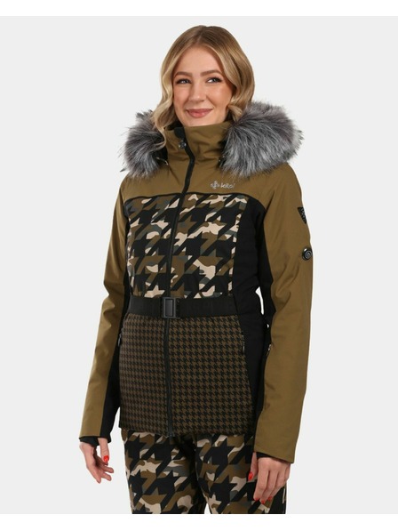 Kilpi Ženska smučarska jakna Kilpi CLAIR-W Khaki