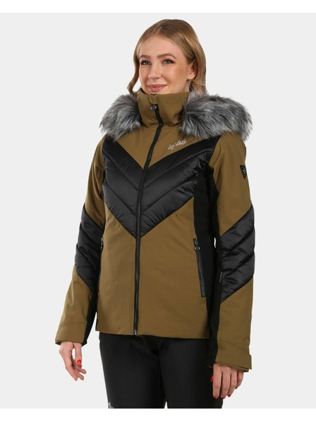 Kilpi Ženska smučarska jakna Kilpi LIN-W Khaki