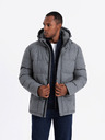Ombre Clothing Moška jakna s kapuco Ombre oblačila