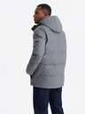 Ombre Clothing Moška jakna s kapuco Ombre oblačila