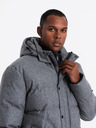 Ombre Clothing Moška jakna s kapuco Ombre oblačila