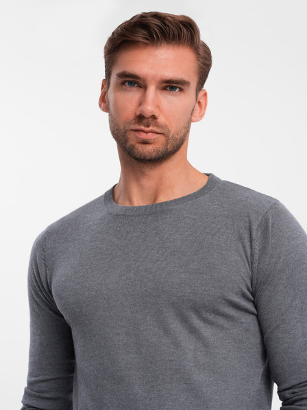 Ombre Clothing Klasični moški pulover z okroglim vratom Ombre oblačila