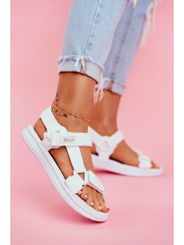 BIG STAR SHOES Ženske sandale Big Star White